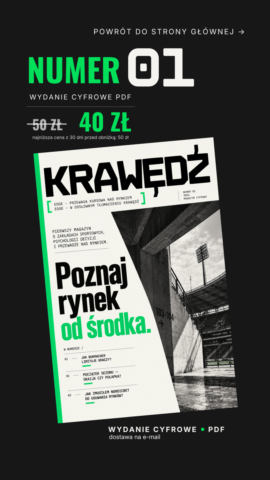 Koszyk magazynu Krawędź